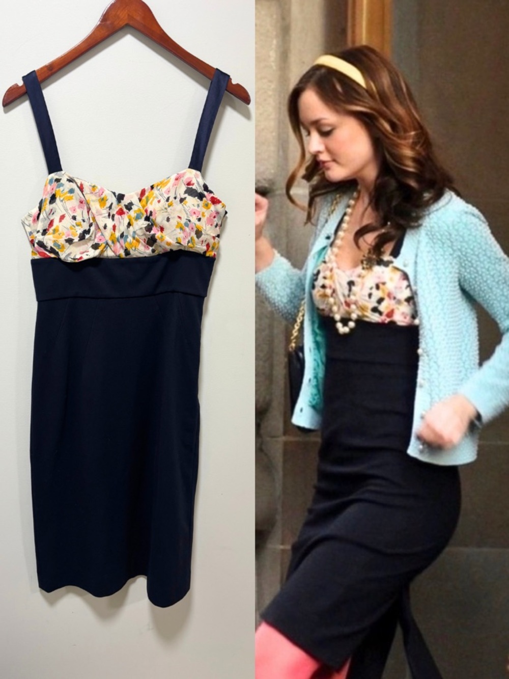 ASO Blair Waldorf in Gossip Girl Empire Waist Fitted Dress